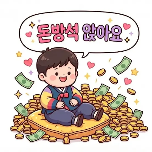 돈방석 앉은 남자