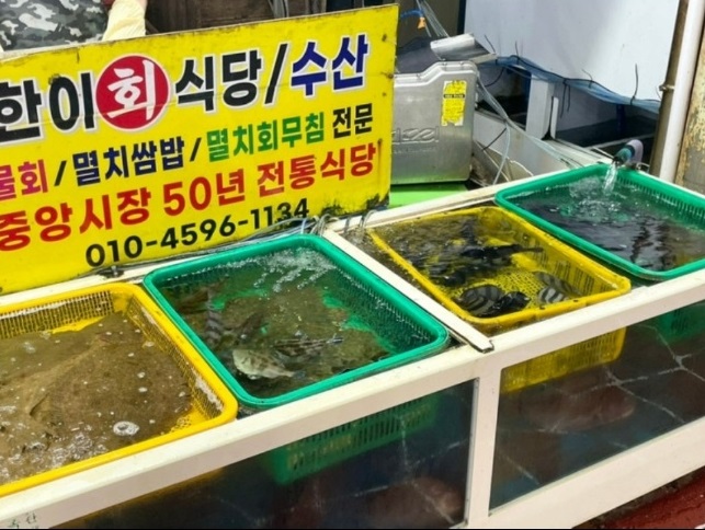 통영-굴국-한이회초장집-중앙시장