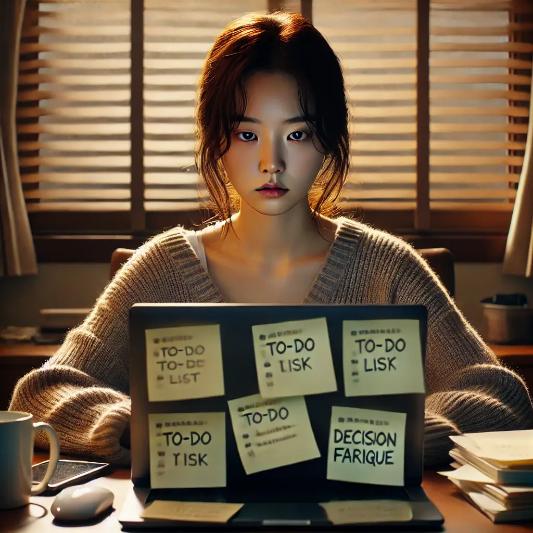 의욕 저하 심리학

무기력 극복 방법

실행 기능 저하

감정 에너지 고갈

도파민 결핍 증상

우울과 무기력의 차이

번아웃 증후군 자가진단

루틴이 의욕을 만든다

감정 인식 훈련법

의욕 회복 심리 전략