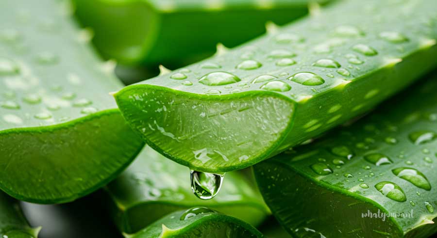 피부 열 내리는 법 ❘ 알로에 베라의 단면