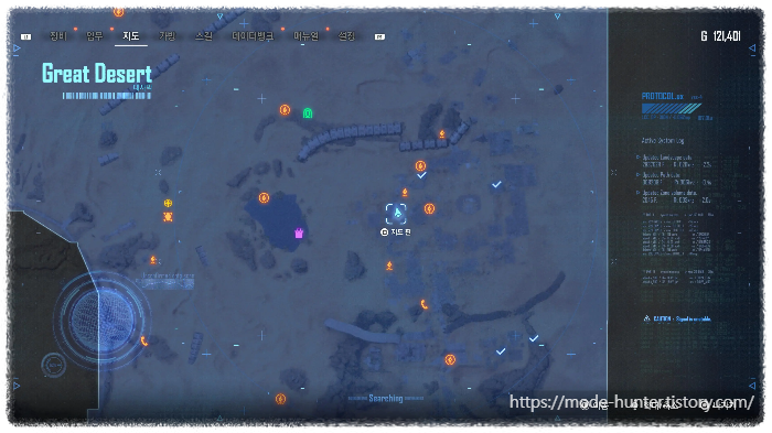 순수한 물고기 가는길 지도