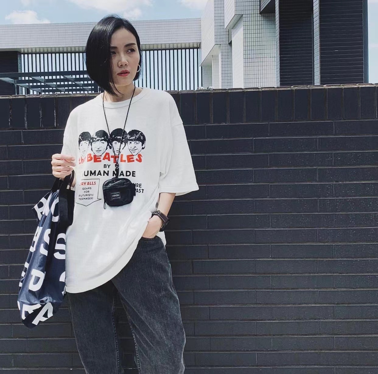 휴먼메이드 연예인 착용