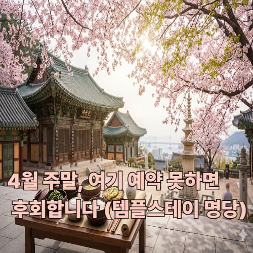 4월 템플스테이 명당 3선: 사찰 음식으로 완성하는 봄 힐링 여행
