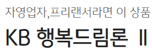 KB 행복드림론 II