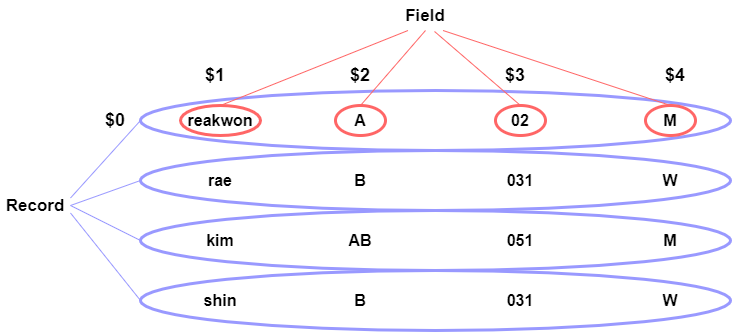 리눅스-awk-문법-정리