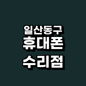 고양 일산동구 휴대폰수리