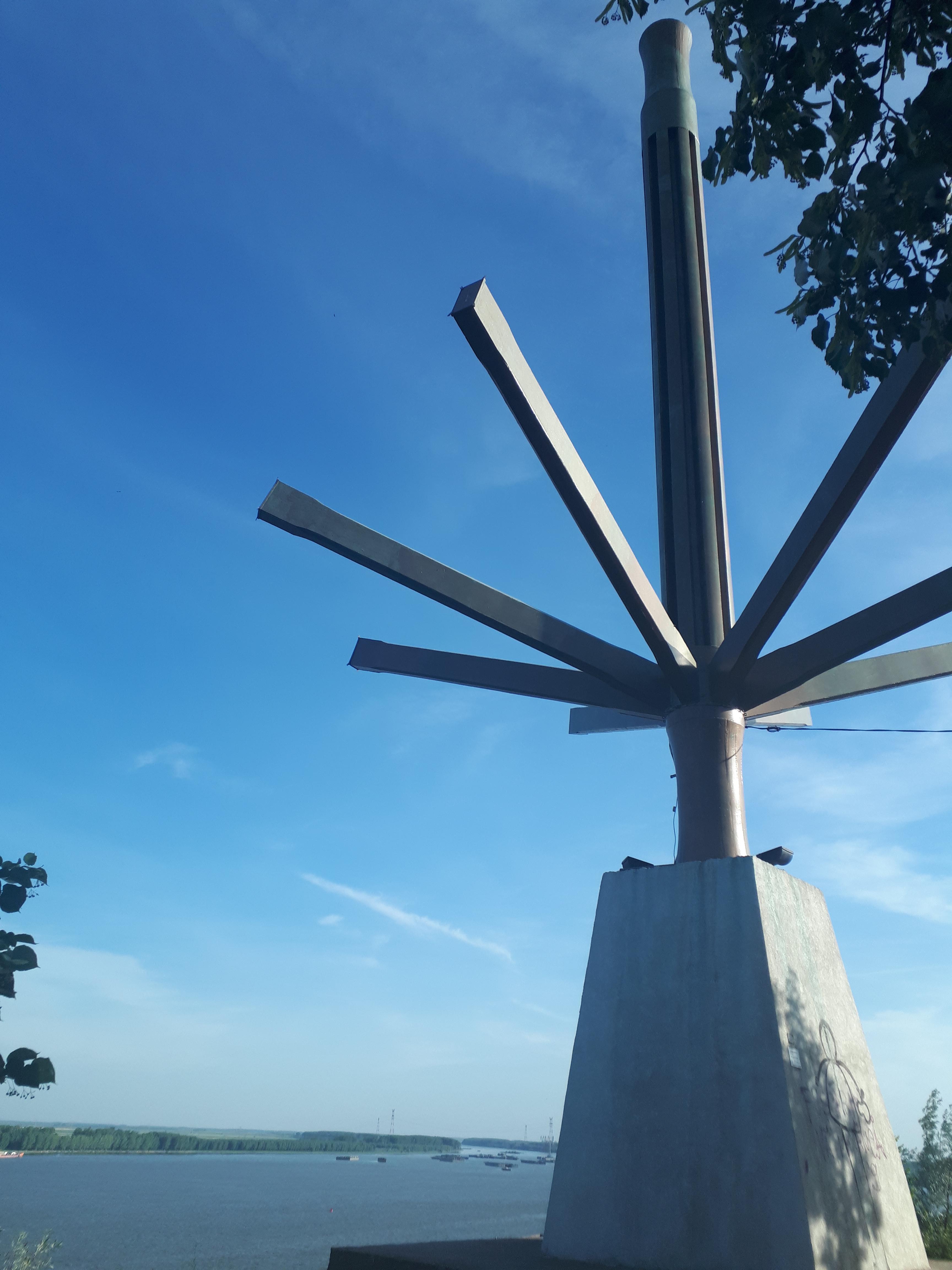 루마니아 갈라치 다뉴브 강변 조형물