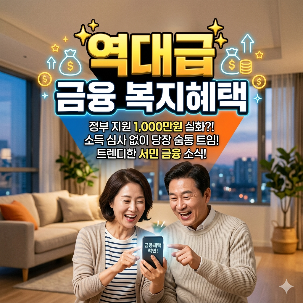 역대급정부금융복지혜택