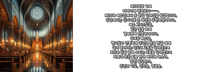 천주교 십자가의 길 기도문