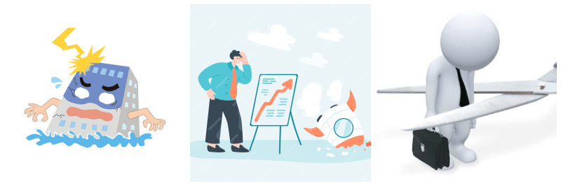 기업 파산, 개인 파산, 구조 조정 사진