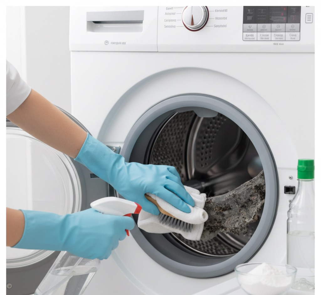 세탁기 고무패킹 곰팡이 제거하는 간단한 방법