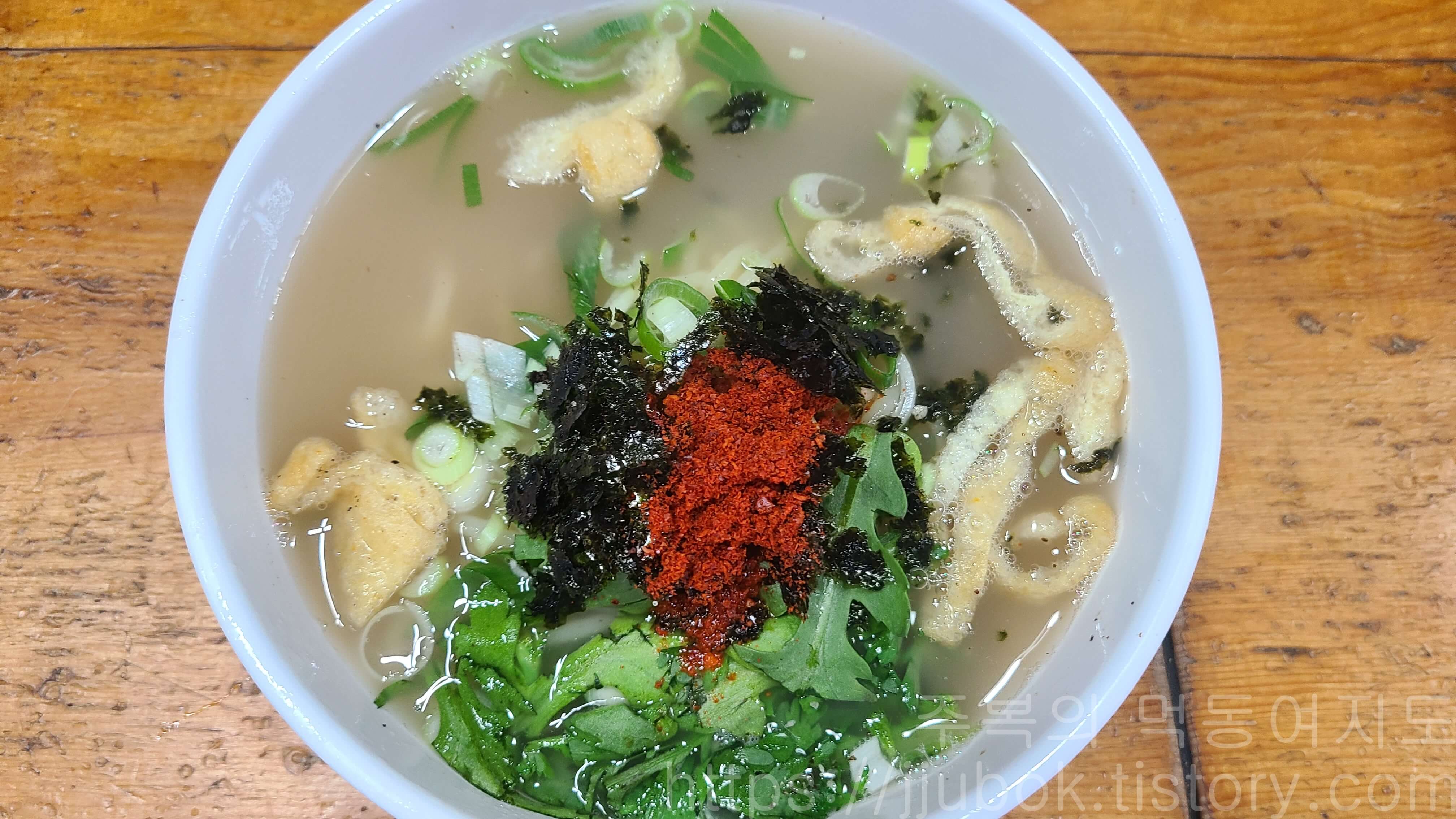 작전동-원조기계우동-즉석우동