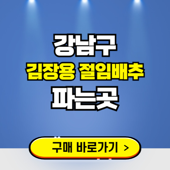 강남구 절임배추 사전예약 구입하는곳 ❘ 김장배추 파는곳 가격보기