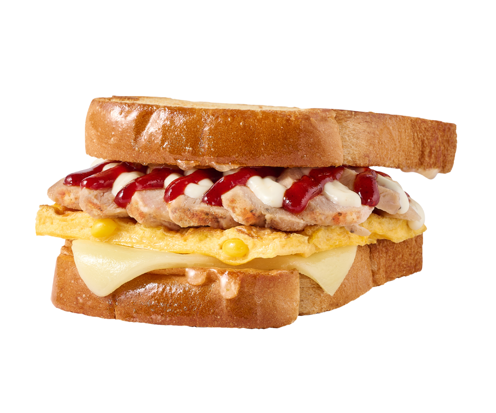 레드치킨 토스트 사진입니다.