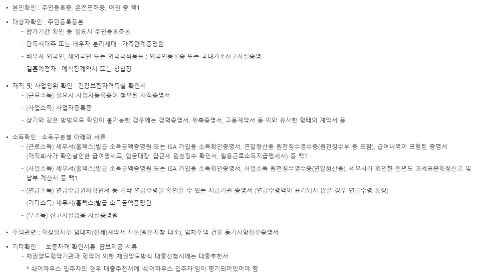 구비서류