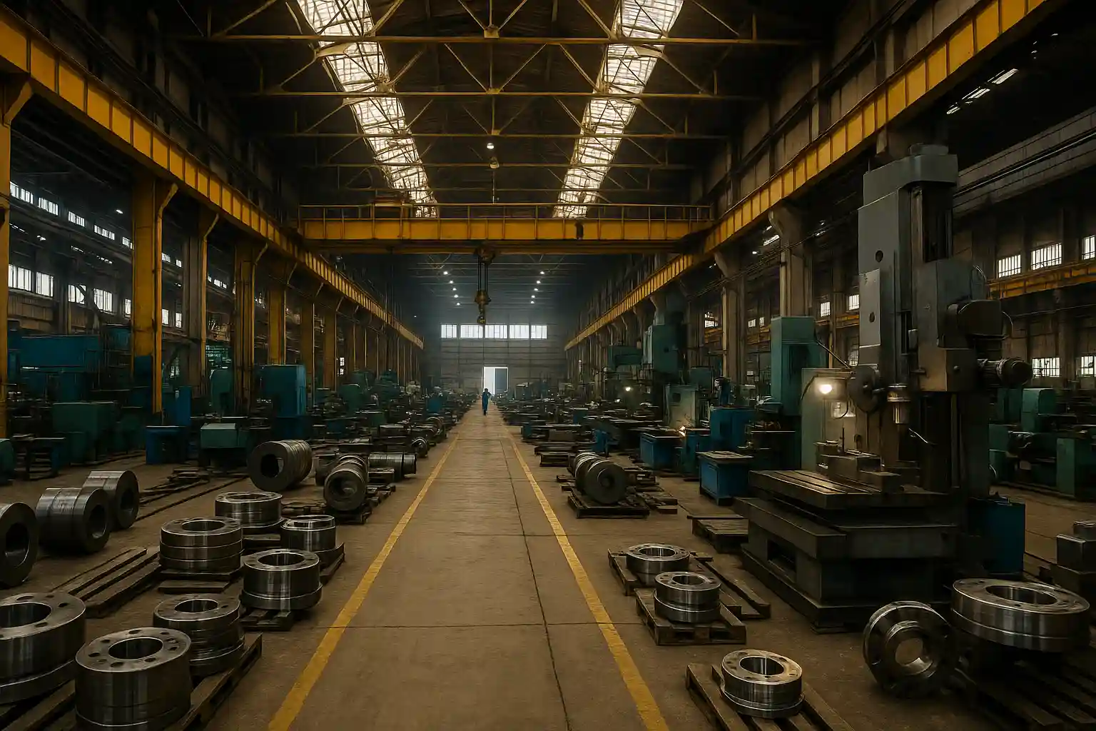 금속·기계 가공 공장의 실제 작업 환경