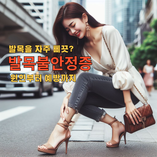 발목을 자주 삐끗? 발목불안정증일 수 있어요! 원인부터 예방까지.