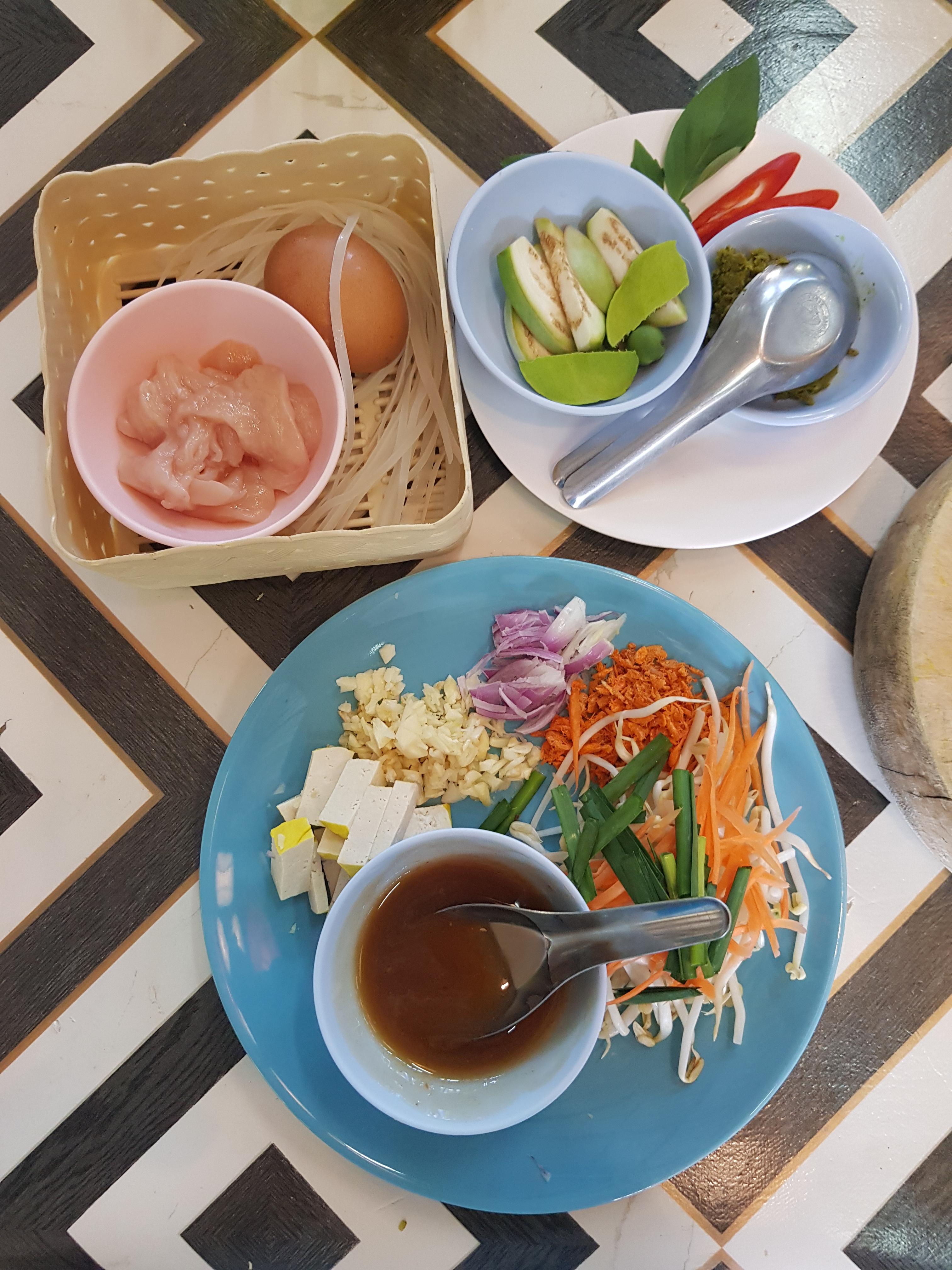 치앙마이 쿠킹클래스 음식재료