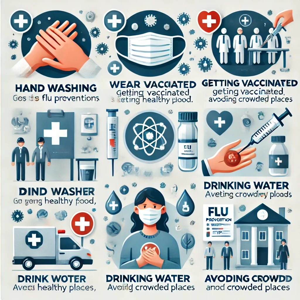 독감 예방법 관련 사진