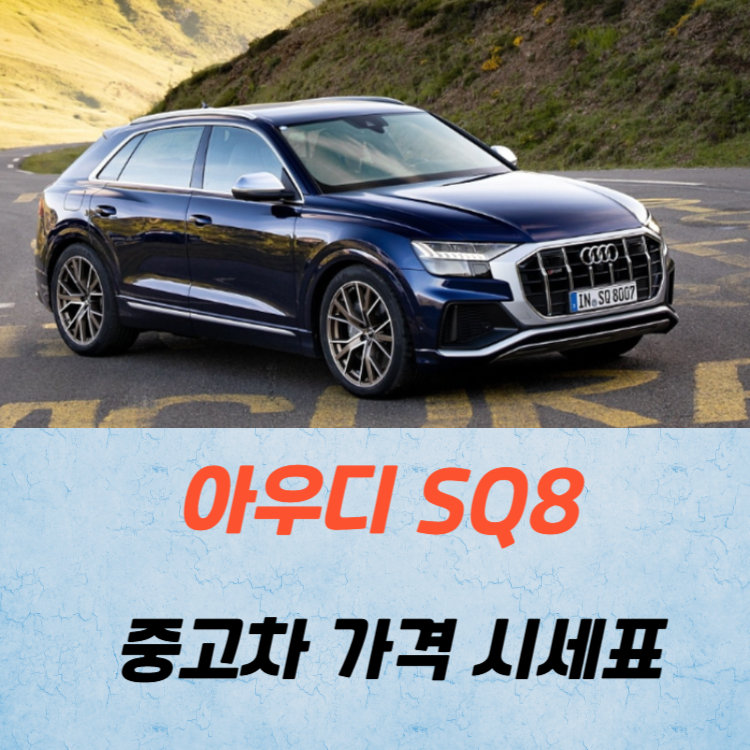 아우디 SQ8 중고차 가격 시세표 고속 시내 연비