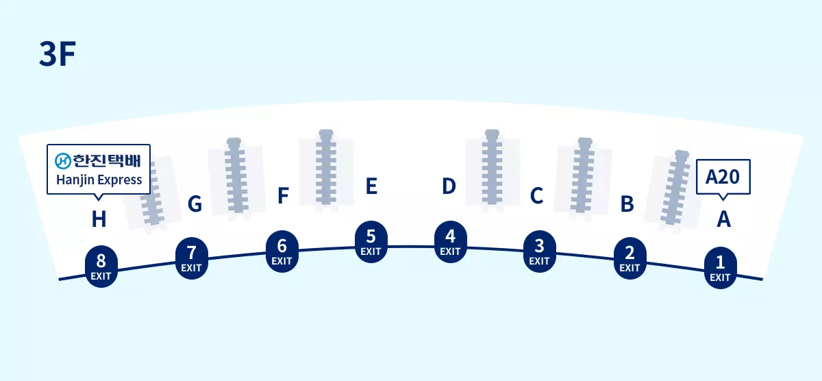 대한항공 코드룸 서비스 위치