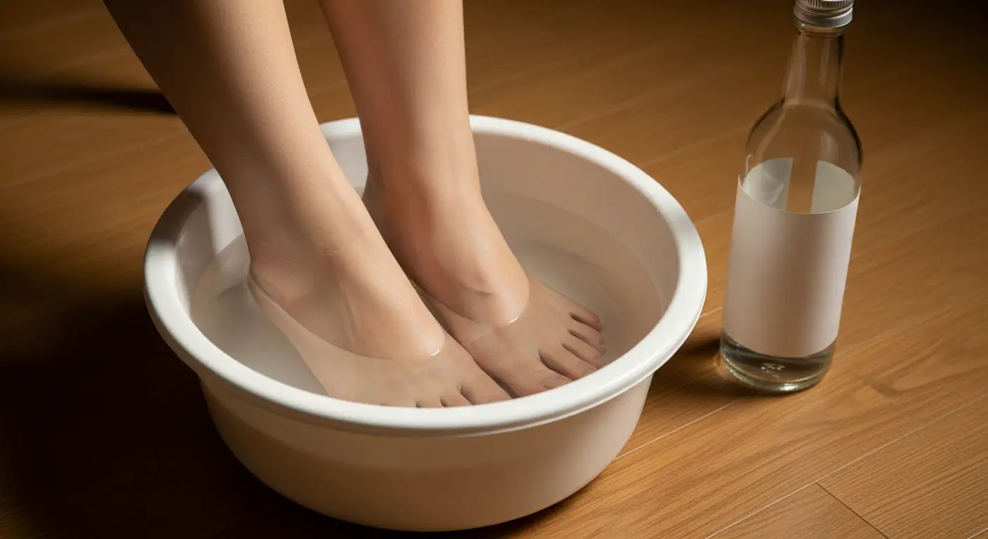 톱무좀 식초 족욕 자연 치료법