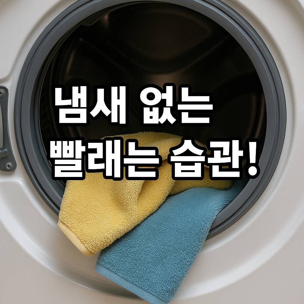 냄새 없는 빨래는 습관