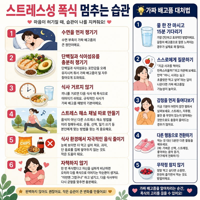 스트레스성 폭식 멈추기