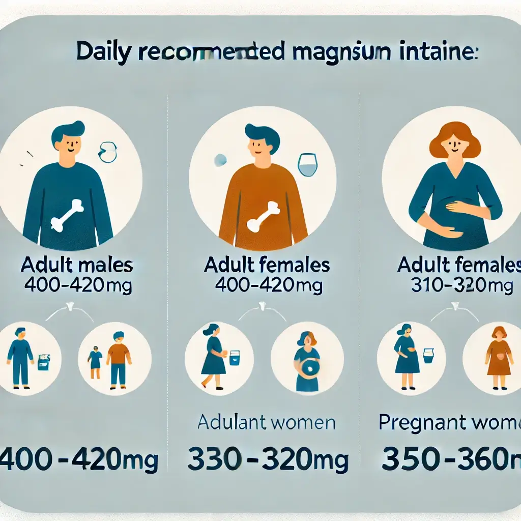 마그네슘 권장 섭취량
