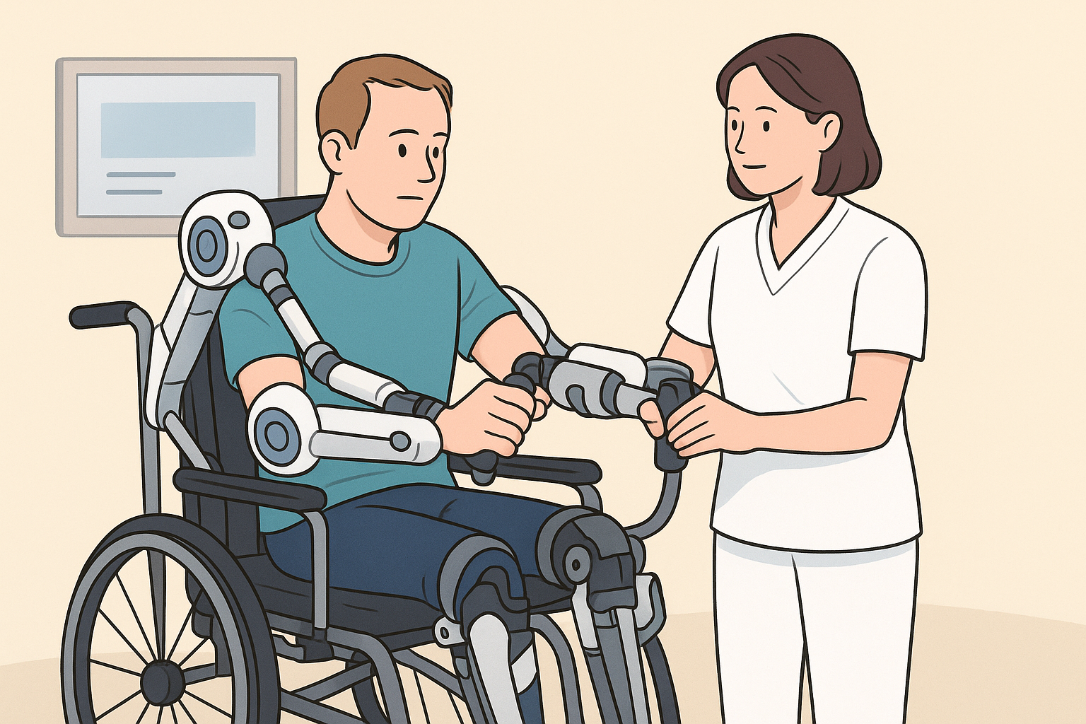 재활 운동 보조 로봇 관련 이미지