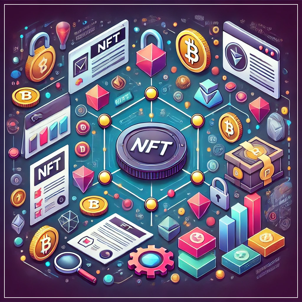 NFT의 기본 개념을 나타낸 이미지