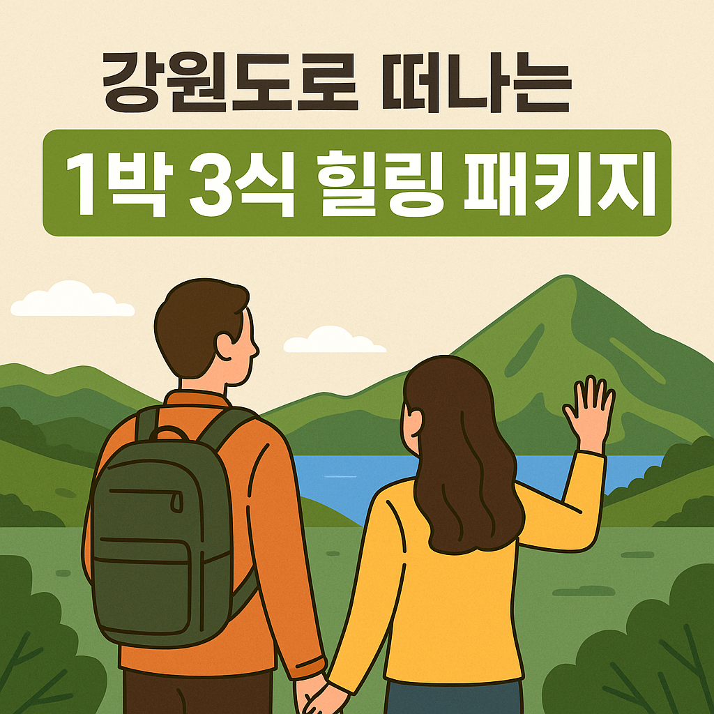 강원도로 떠나는 1박 3식 힐링 패키지로 완벽한 휴식 찾기