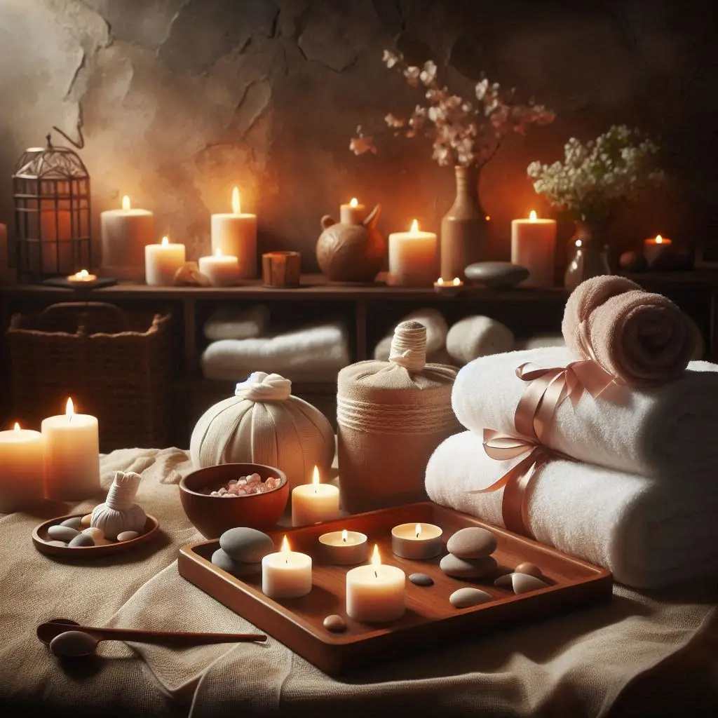 피부,체형관리 샵 배경