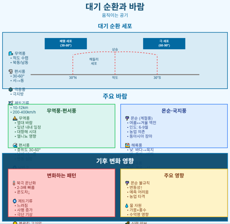 대기 순환과 바람