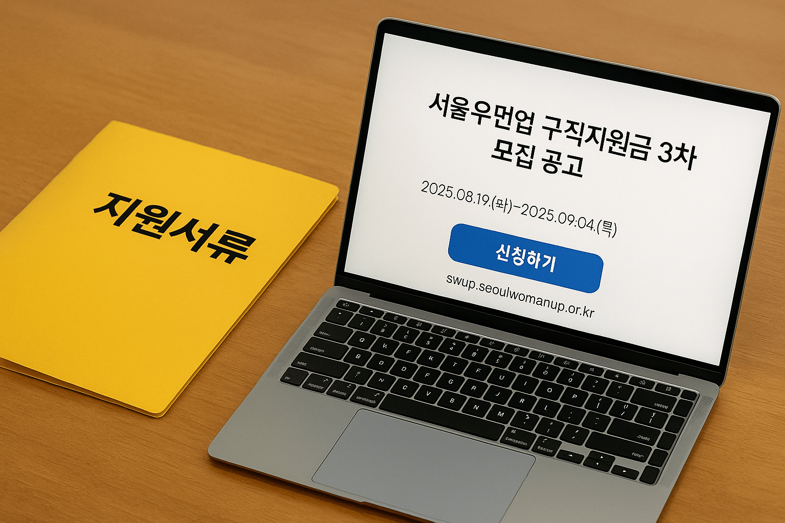 [서울우먼업] 여성 구직자 최대 90만원! 3차 구직지원금 신청하세요