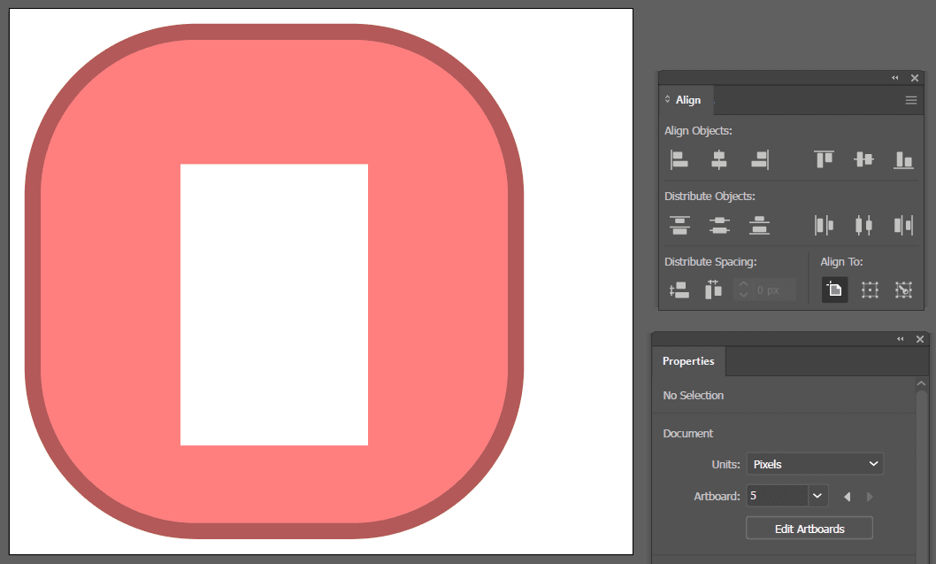일러스트레이터 아웃라인뷰