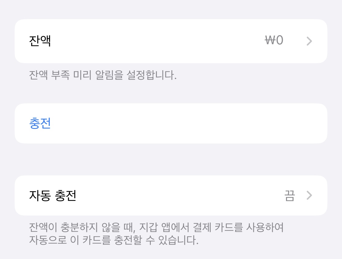 애플페이 티머니 지갑