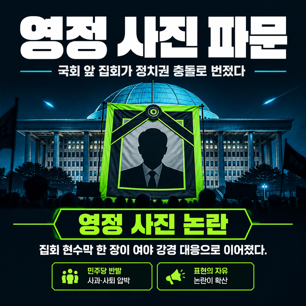 영정 사진 파문