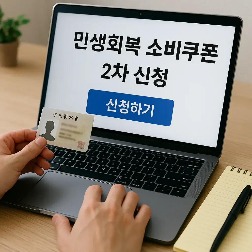민생회복 소비쿠폰 2차 신청
