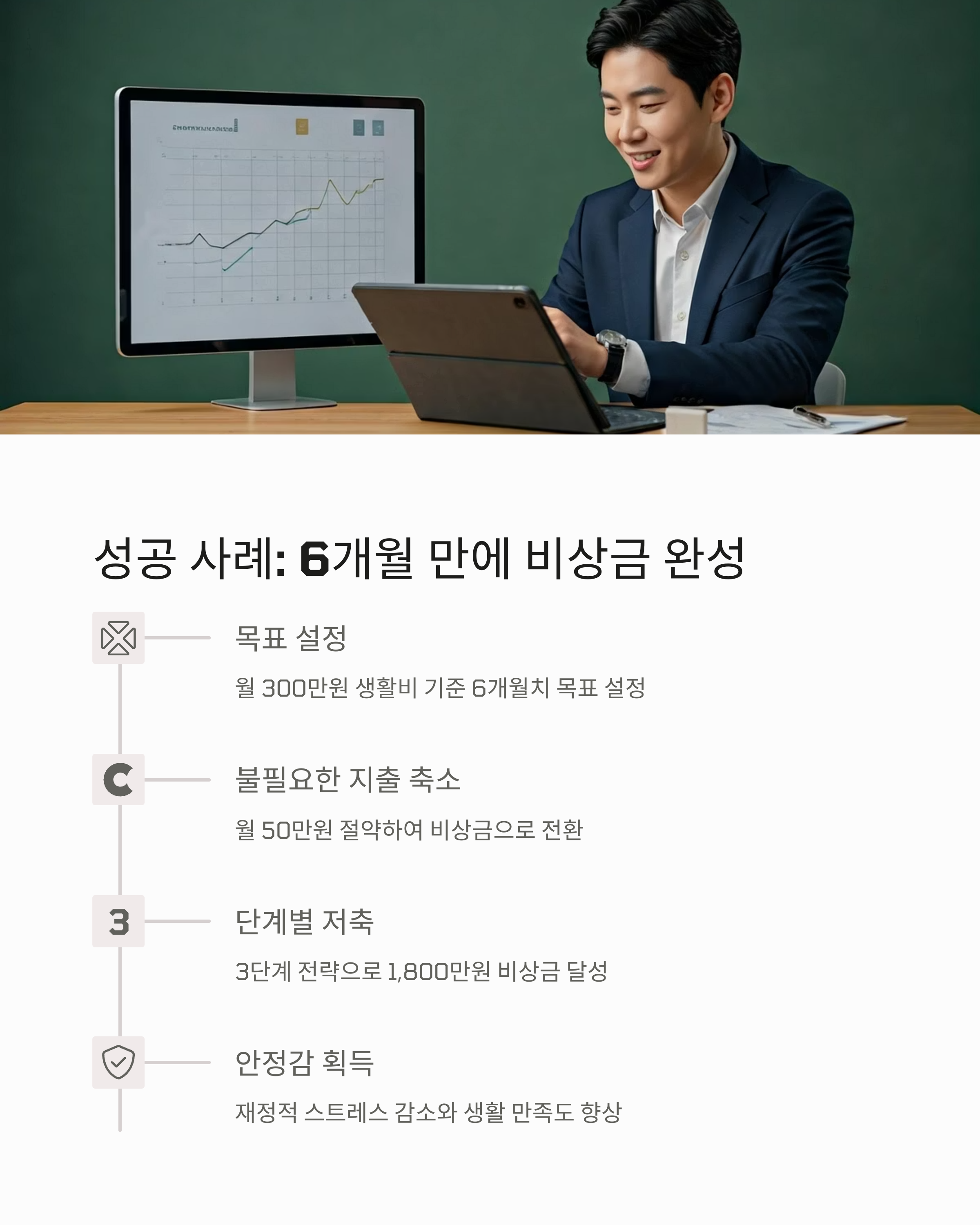 6개월만에 비상금 완성 사례