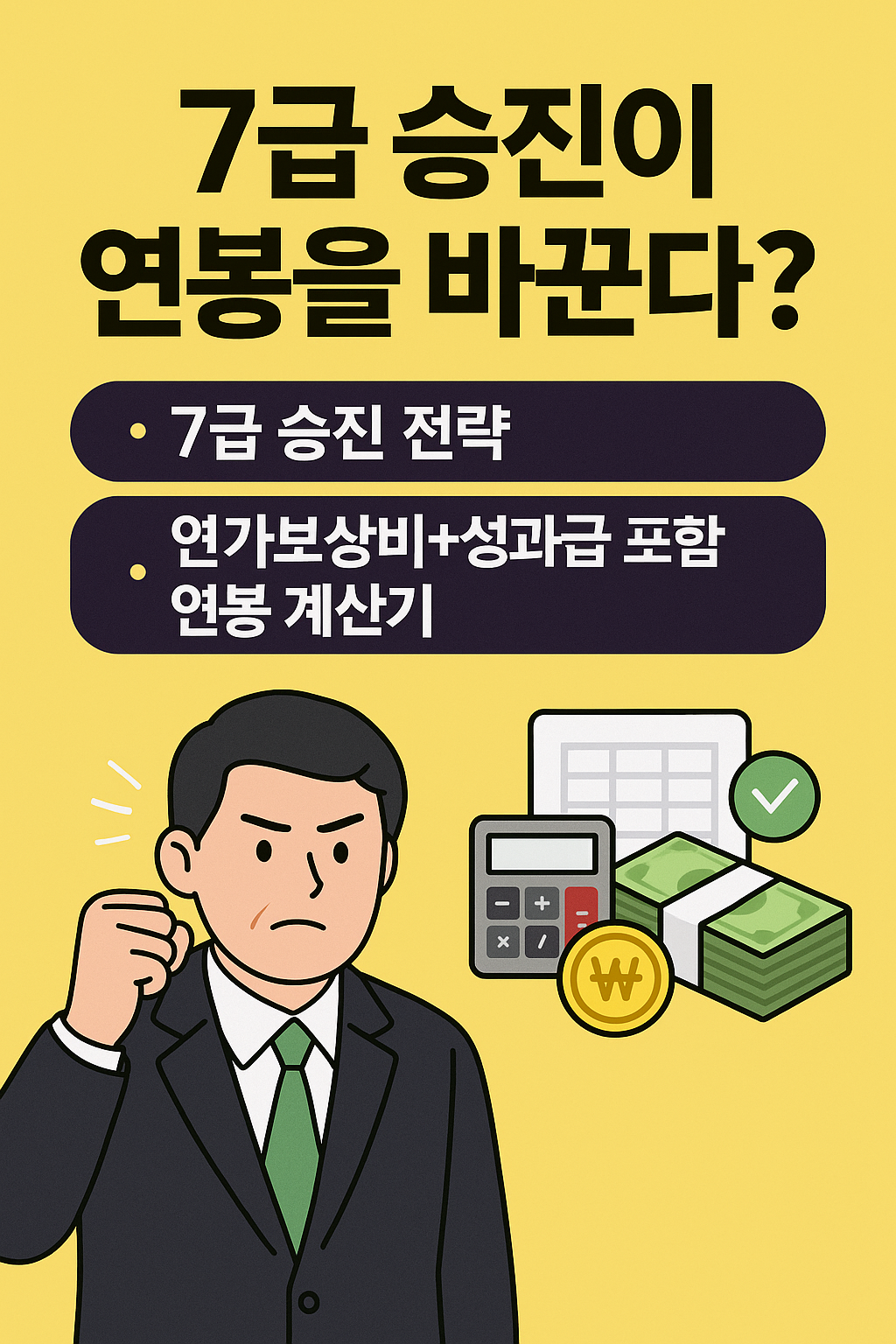 7급 승진이 연봉을 바꾼다?