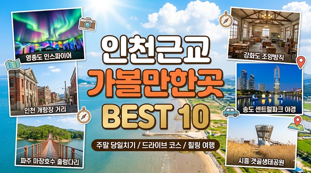 인천근교 가볼만한곳 베스트