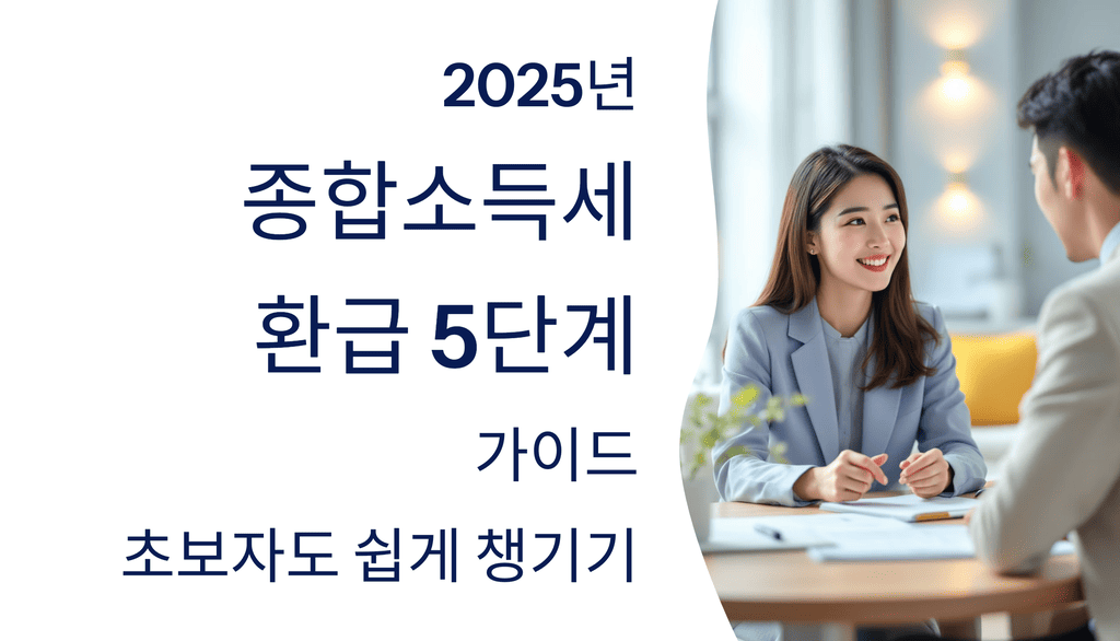 2025년 종합소득세 환급 5단계 가이드: 초보자도 쉽게 챙기기