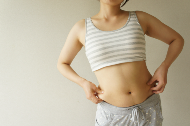 복부지방인 여성