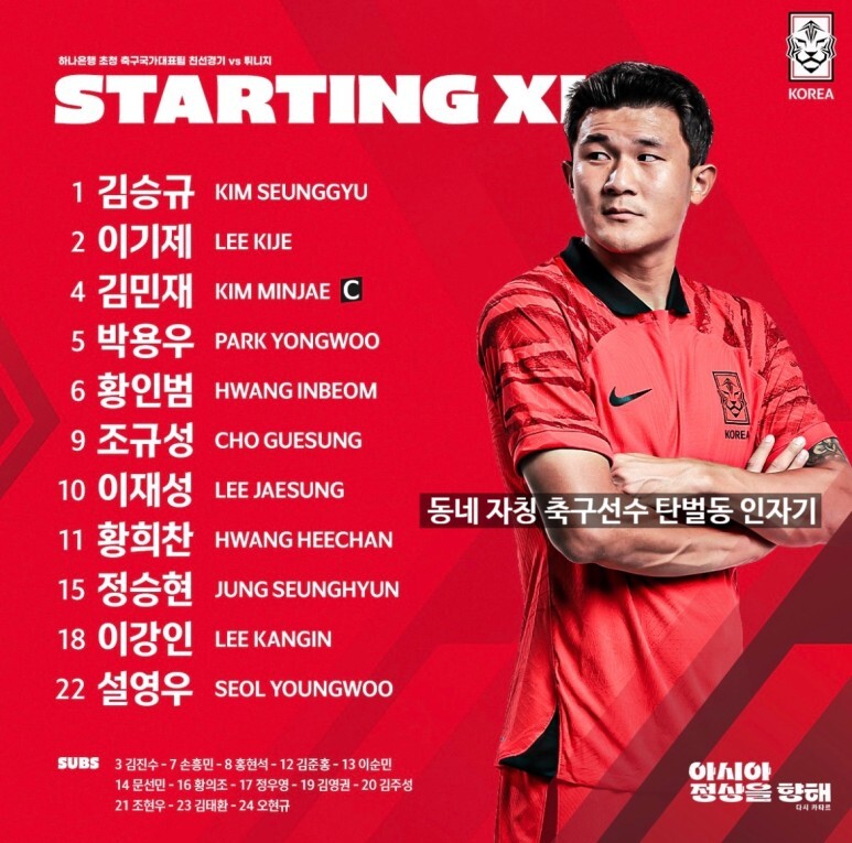 선발 라인업