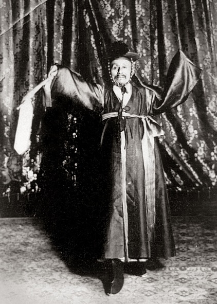 한국전통춤 거장 '한성준'의 공연 사진