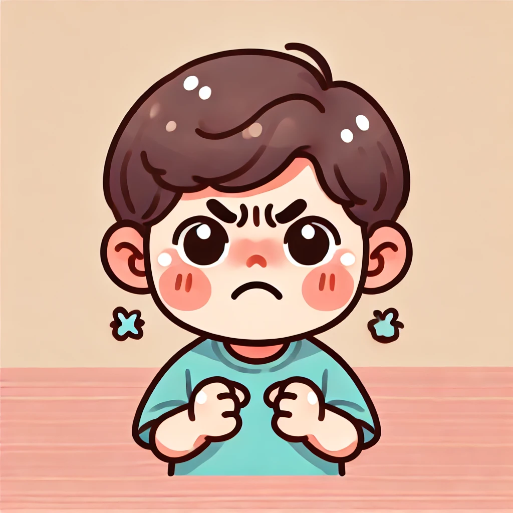 화내는 아이