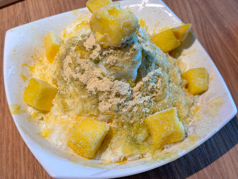 망고슬라이스빙수