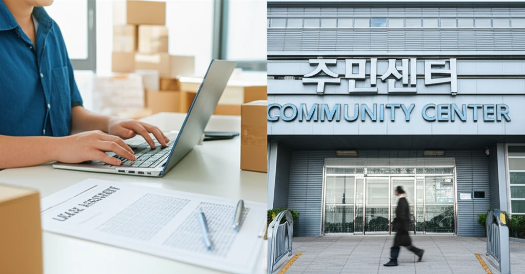 청년 월세 특별지원 주소 변경 방법 ..