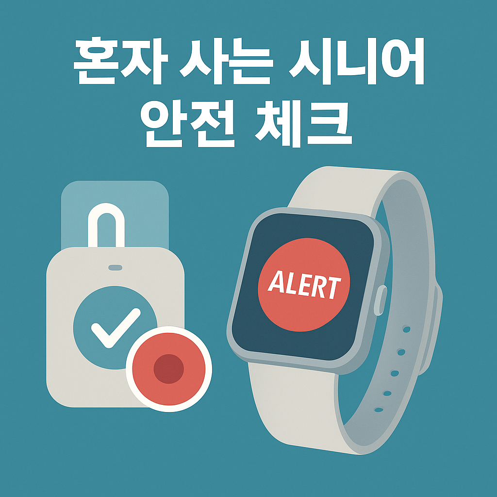 혼자 지내는 부모님, 안전한가요 혼자 사는 시니어 안전 체크리스트✅